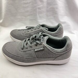 Etonic Stabi-LIFE Sport spikeless golf shoes in gray canvas men’s size 9.5
